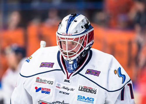 Linköpings målvakt David Rautio