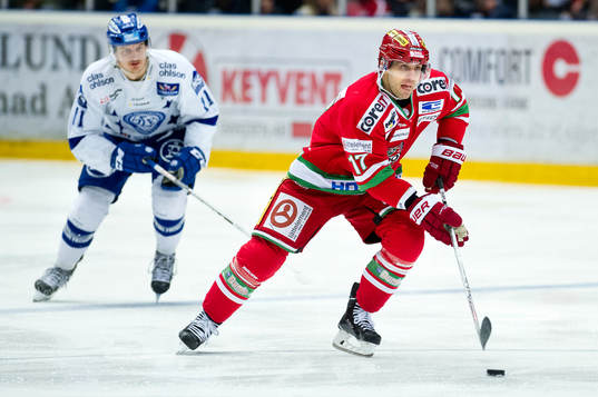 Leksands Martin Karlsson och Modos Patrick Dwyer