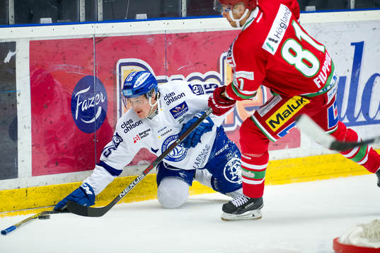 Leksands Johan Porsberger och Modos Ilari Filppula