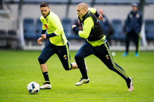 Marcus Berg och Victor Nilsson Lindelöf