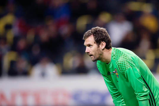 Sveriges målvakt Andreas Isaksson