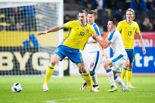 Sveriges Zlatan Ibrahimovic