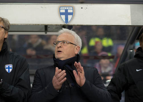 Hans Backe. Norway - Finland. Ullevaal, Oslo 29.3.2016