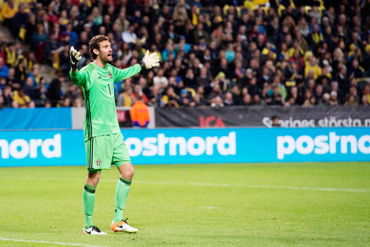 Sveriges målvakt Andreas Isaksson
