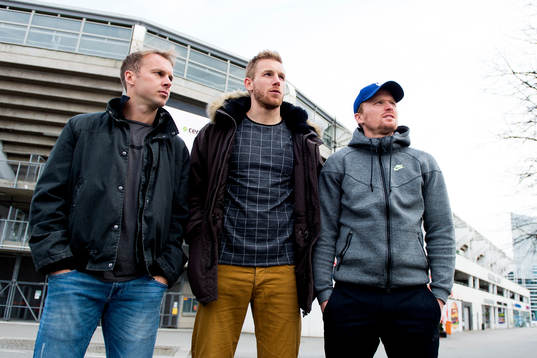 Gais Nya Zeeländare Craig Henderson, Steven Old och Dan