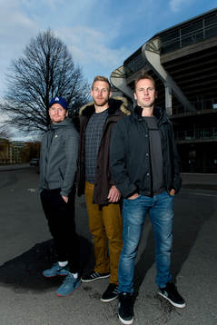 Gais Nya Zeeländare Dan Keat, Steven Old och Craig