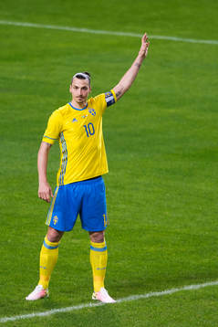 Sveriges Zlatan Ibrahimovic