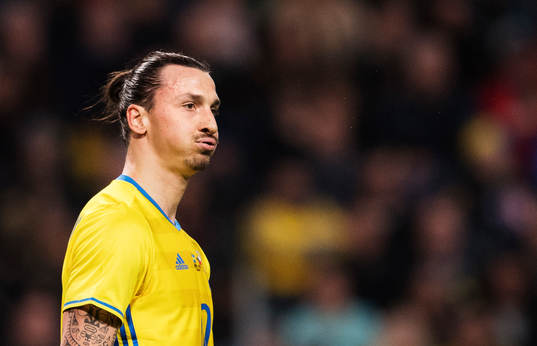 Sveriges Zlatan Ibrahimovic deppar