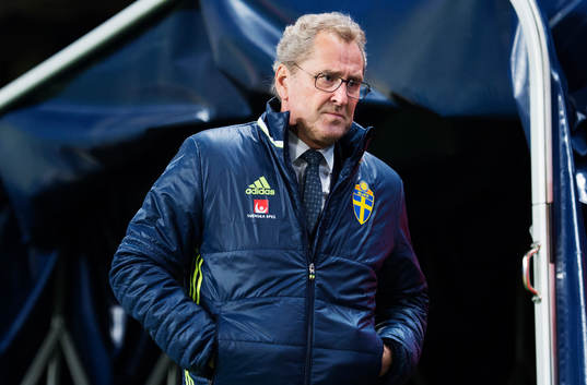 Sveriges förbundskapten Erik Hamrén