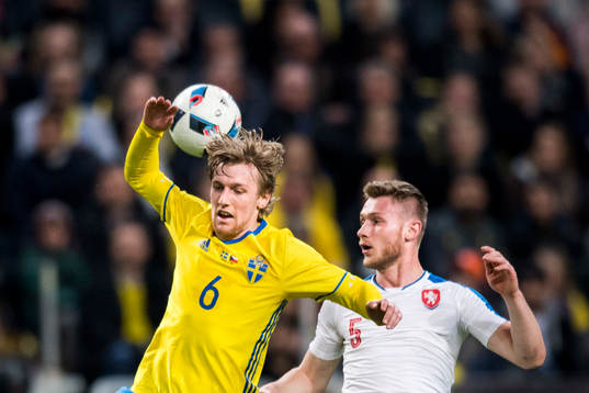 Sveriges Emil Forsberg och Tjeckiens Jakub Brabec