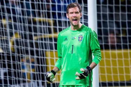 Sveriges målvakt Andreas Isaksson