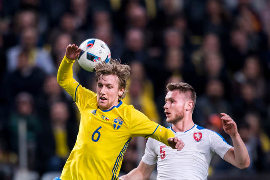 Sveriges Emil Forsberg och Tjeckiens Jakub Brabec