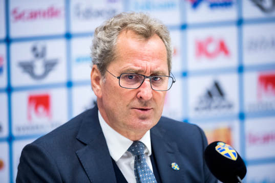Sveriges förbundskapten Erik Hamrén