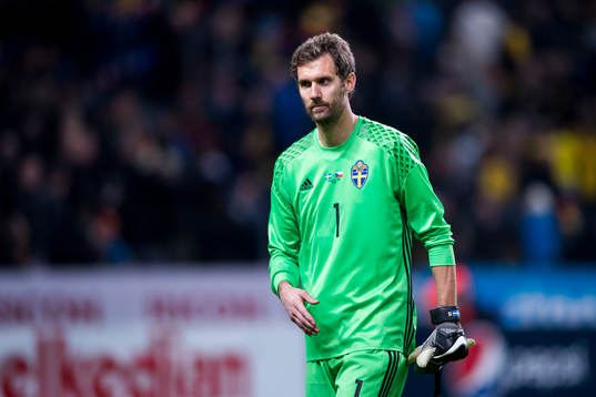 Sveriges målvakt Andreas Isaksson