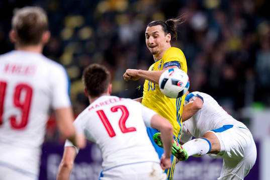 Sveriges Zlatan Ibrahimovic