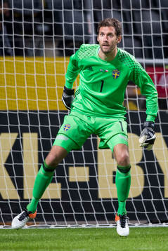 Sveriges målvakt Andreas Isaksson
