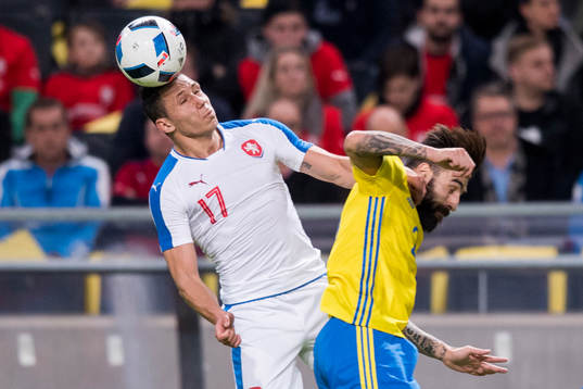 Tjeckiens Marek Suchy och Sveriges Jimmy Durmaz