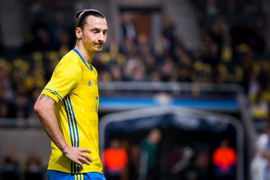 Sveriges Zlatan Ibrahimovic deppar