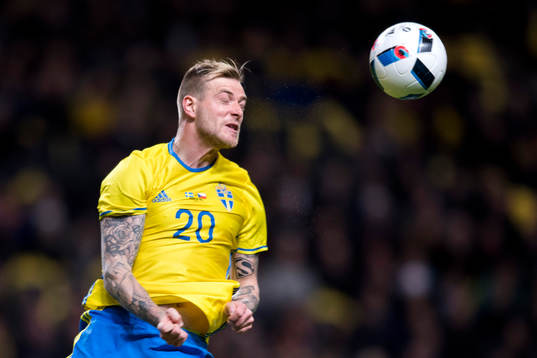 Sveriges John Guidetti nickar