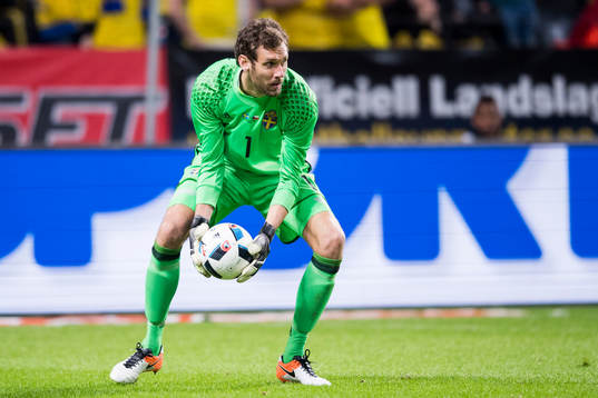 Sveriges målvakt Andreas Isaksson