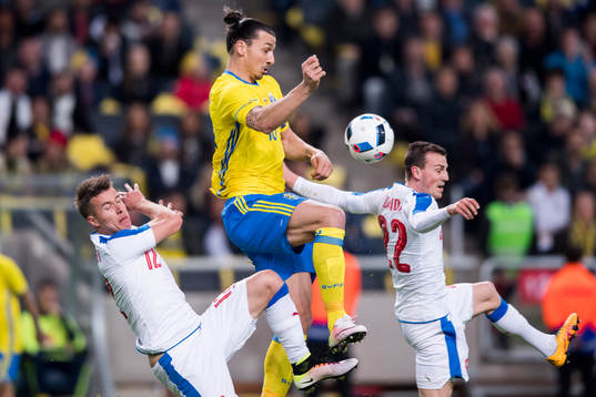 Sveriges Zlatan Ibrahimovic