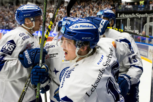 Leksands Johan Porsberger jublar