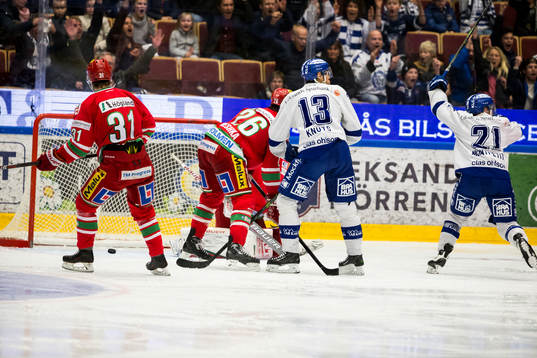 Leksands Brock Montpetit Jon Knuts jublar
