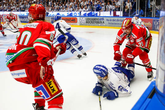 Modos Joel Kwaitkowski och Leksands Lukas Ericsson