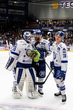 Leksands målvakt Henrik Haukeland Jonas Frögren Anton
