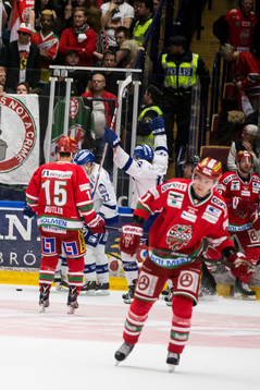 Leksands Martin Karlsson Martin Grönberg jublar