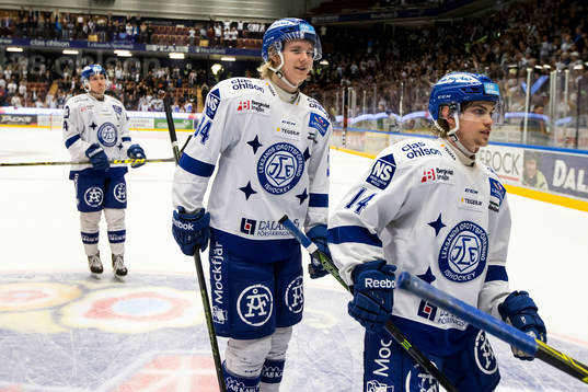 Leksands Isac SkedungOskar Lang glada