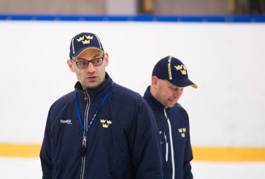Peter Popovic (assisterande coach) och Johan Tornberg