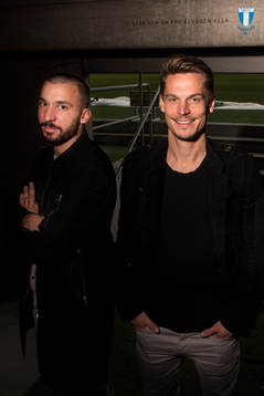 Malmö FFs Guillermo Molins och Markus Rosenberg