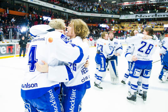 Leksands Tom Hedberg jublar