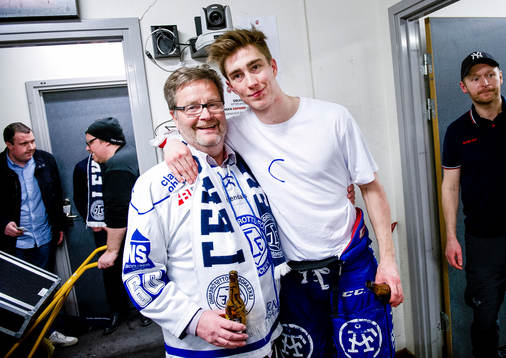 Leksand Tobias Forsberg jublar