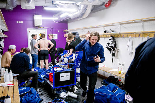 Leksand Fredrik Forsberg jublar