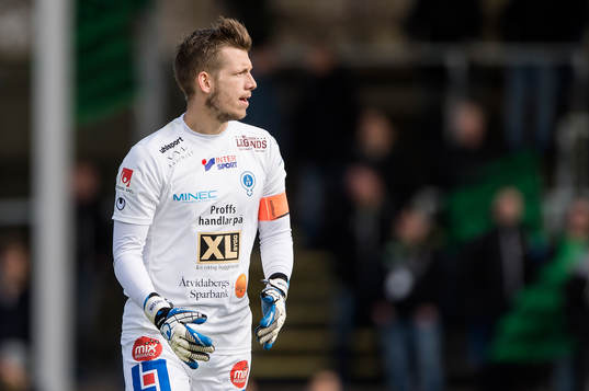 Åtvidabergs målvakt Gustav Jansson