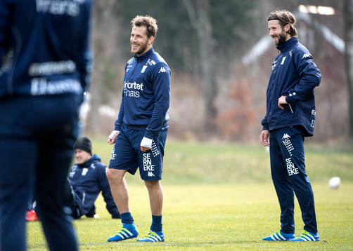 IFK Göteborgs Tobias Hysén och Mattias Bjärsmyr