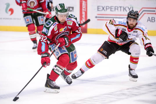Frölundas Lukas Bengtsson och Luleås Jacob Lagace
