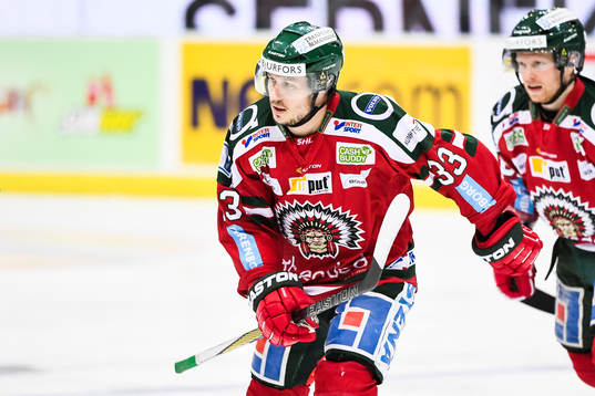 Frölundas Elias Fälth jublar