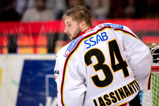 Luleås målvakt Joel Lassinantti