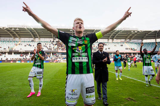 GAIS Carl Nyström jublar