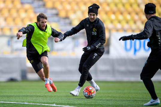 Elfsborgs Marcus Rohdén och Emir Bajrami