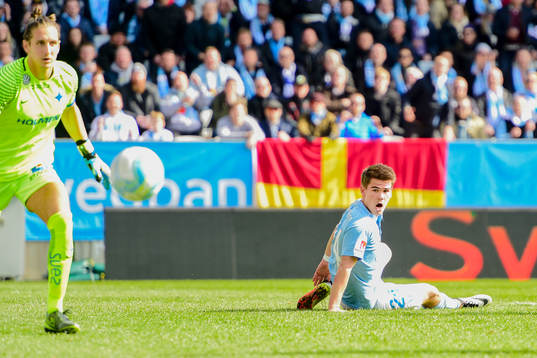 Malmö FFs Vidar Örn Kjartansson deppar