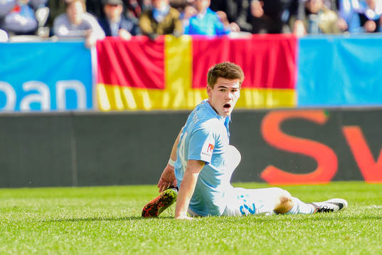 Malmö FFs Vidar Örn Kjartansson deppar