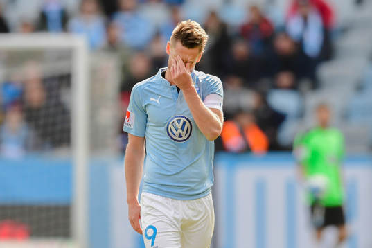 Malmö FFs Markus Rosenberg deppar