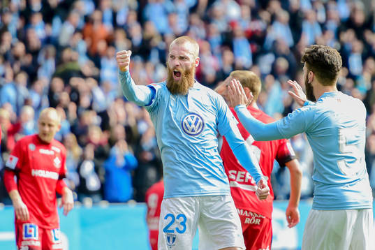 Malmö FFs Jo Inge Berget jublar