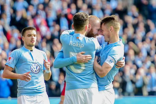 Malmö FFs Jo Inge Berget jublar