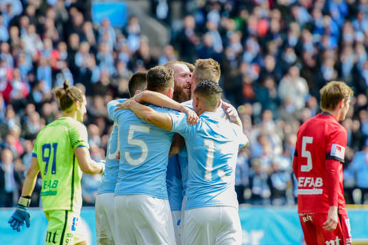 Malmö FFs Jo Inge Berget jublar