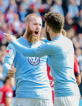 Malmö FFs Jo Inge Berget jublar